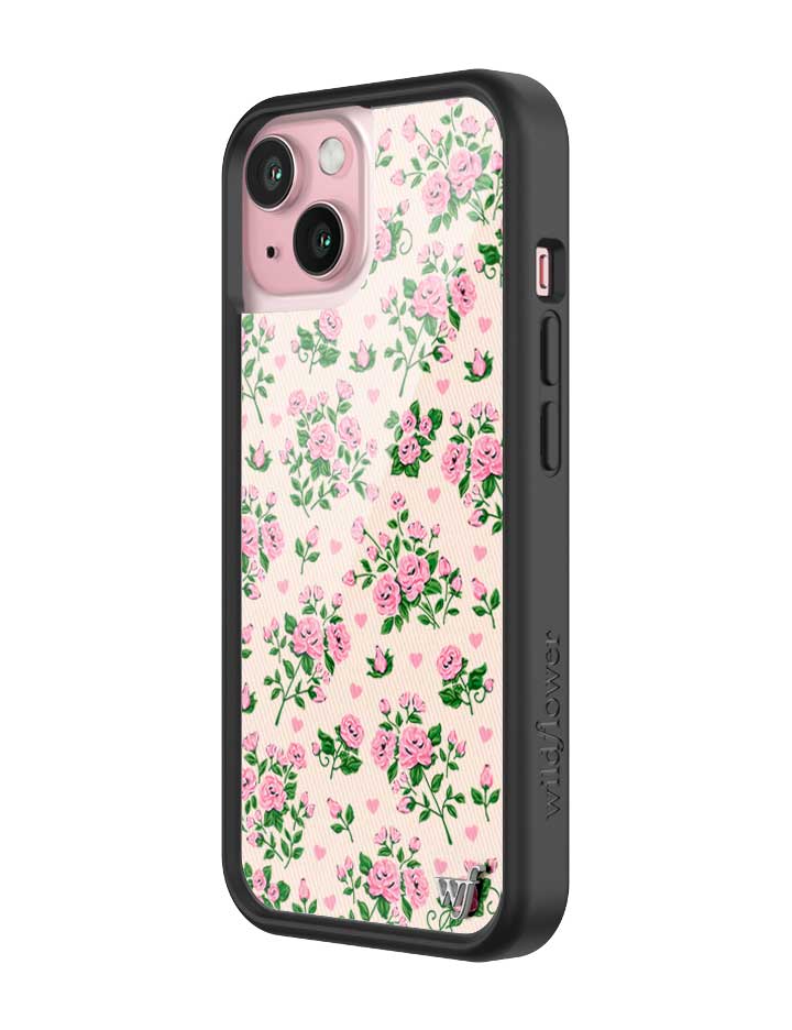 Pinky Promise Floral iPhone Case with Blush Pink Background - Image 16