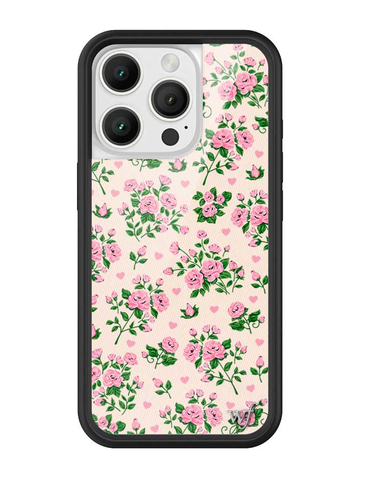 Pinky Promise Floral iPhone Case with Blush Pink Background - Image 5
