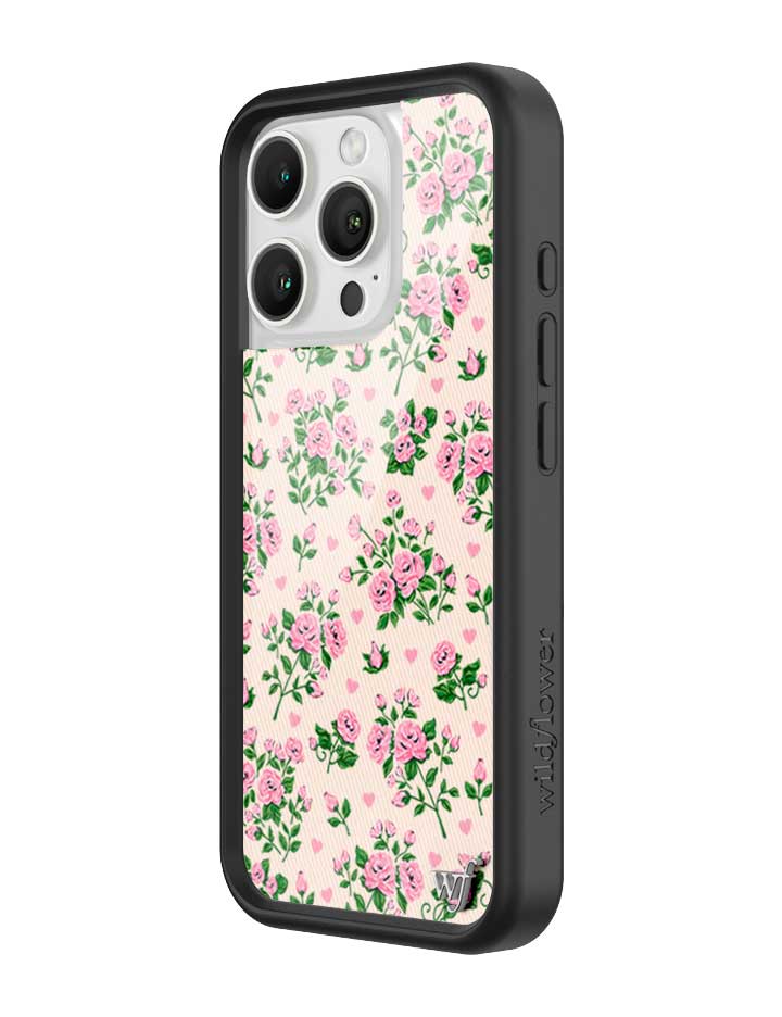 Pinky Promise Floral iPhone Case with Blush Pink Background - Image 6