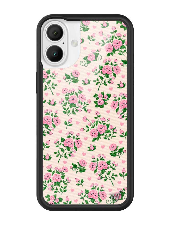 Pinky Promise Floral iPhone Case with Blush Pink Background - Image 3