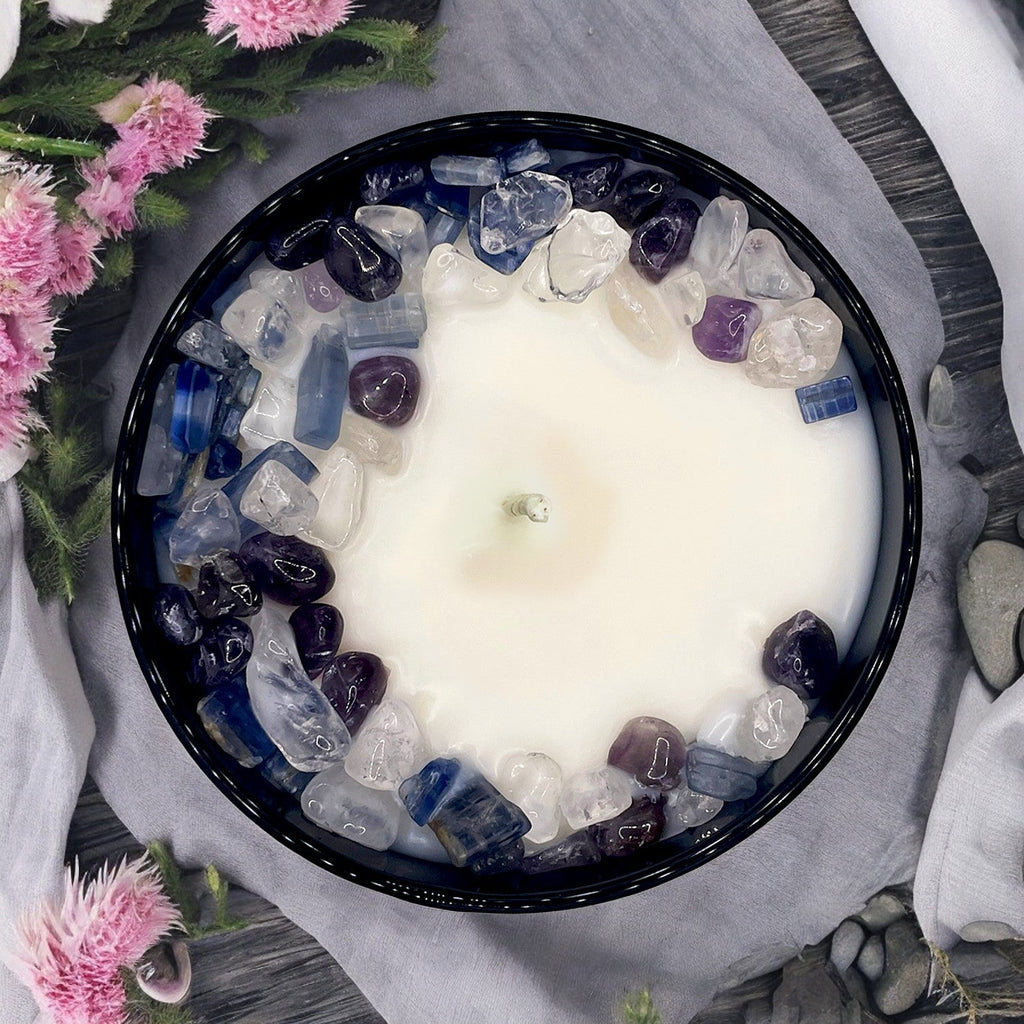 Cactus Flower and Jade Crystal Candle, 10oz