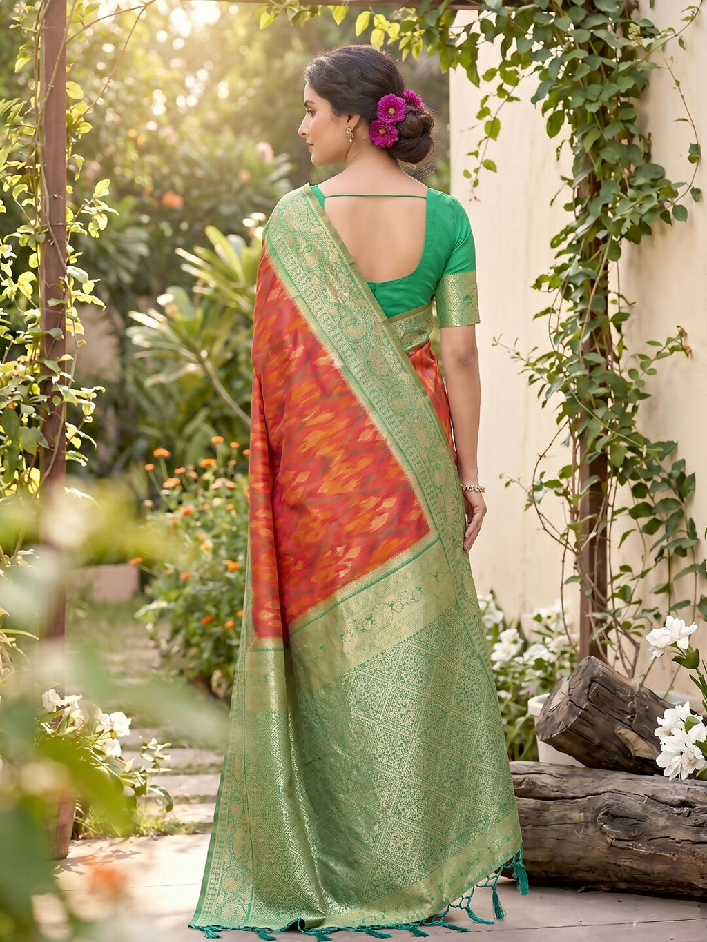 Mustard Soft Silk Saree with Matching Blouse Piece
