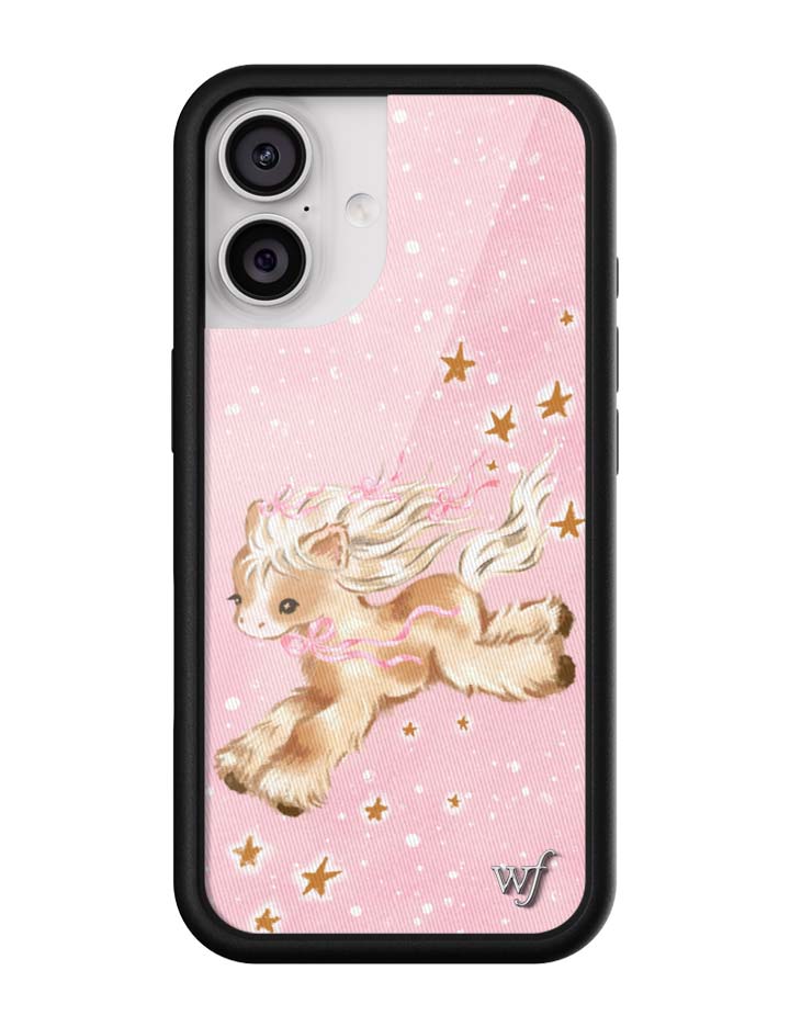 Pony Dreams iPhone Case with Soft Pink Starry Design - Image 7