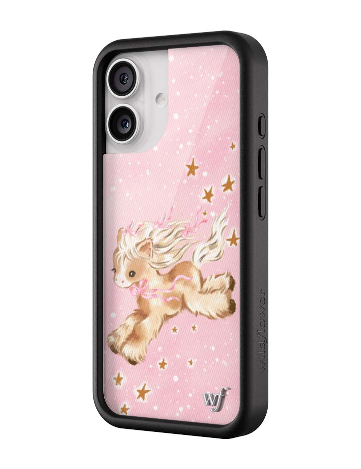 Pony Dreams iPhone Case with Soft Pink Starry Design - Image 8
