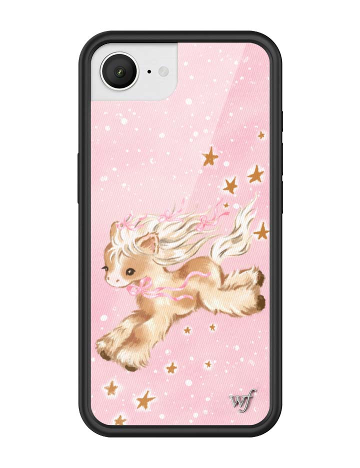 Pony Dreams iPhone Case with Soft Pink Starry Design - Image 10