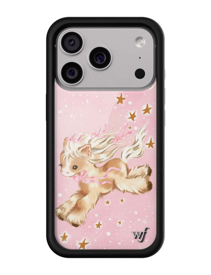 Pony Dreams iPhone Case with Soft Pink Starry Design - Image 4
