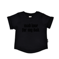Mad Love For My Dad Round Hem Kids Unisex Cotton Tee
