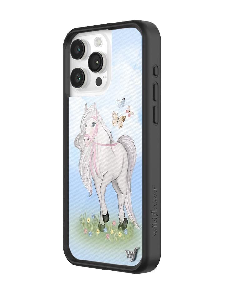 Precious Pony iPhone Case with Butterfly and Floral Details - Image 2