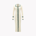 Stripe Lapel Dress