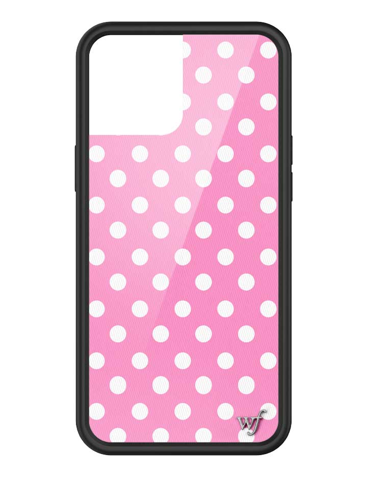 Polka Dot | Pink and White iPhone Case