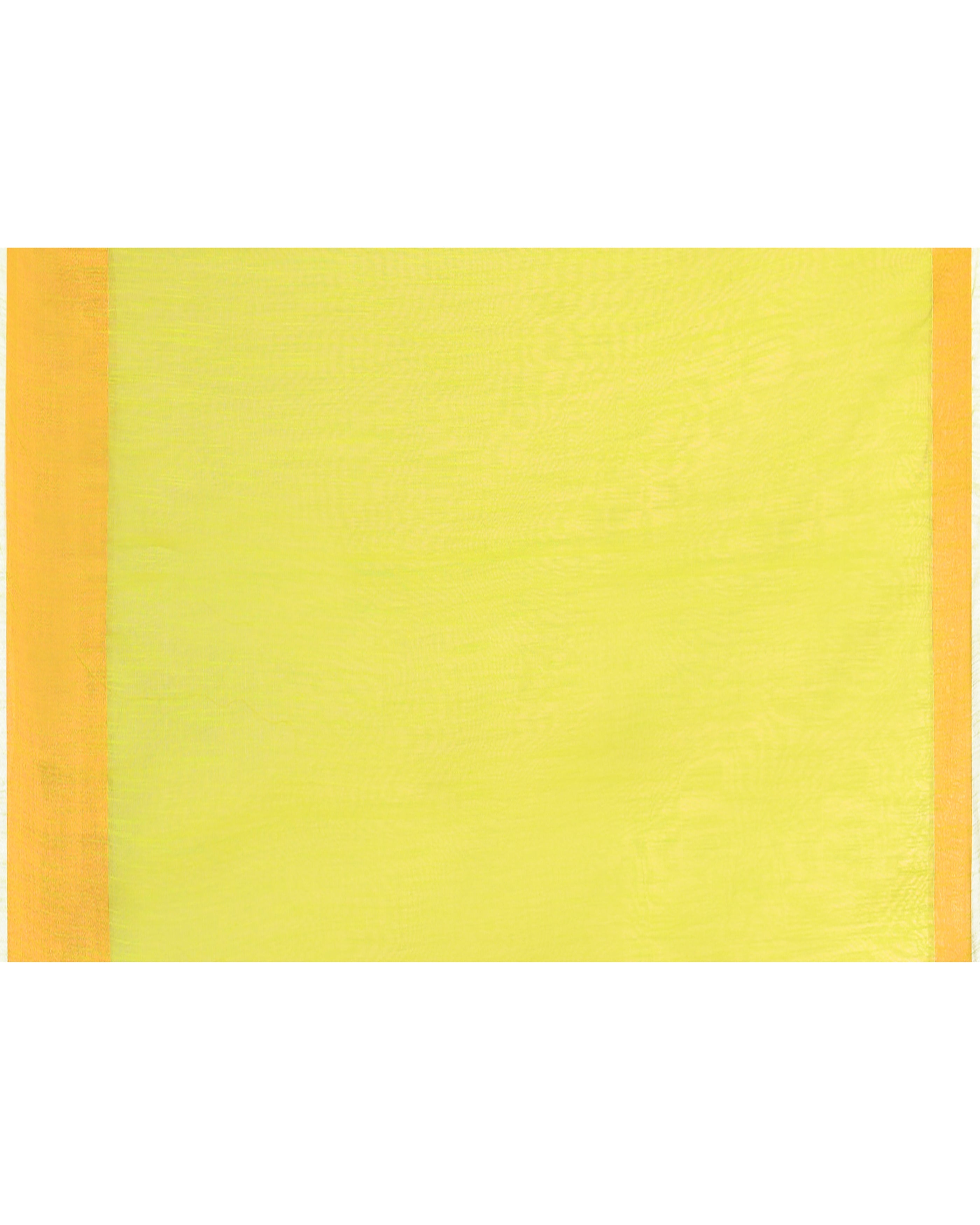 Lemon Cotton Silk Handloom Saree with Blouse Piece