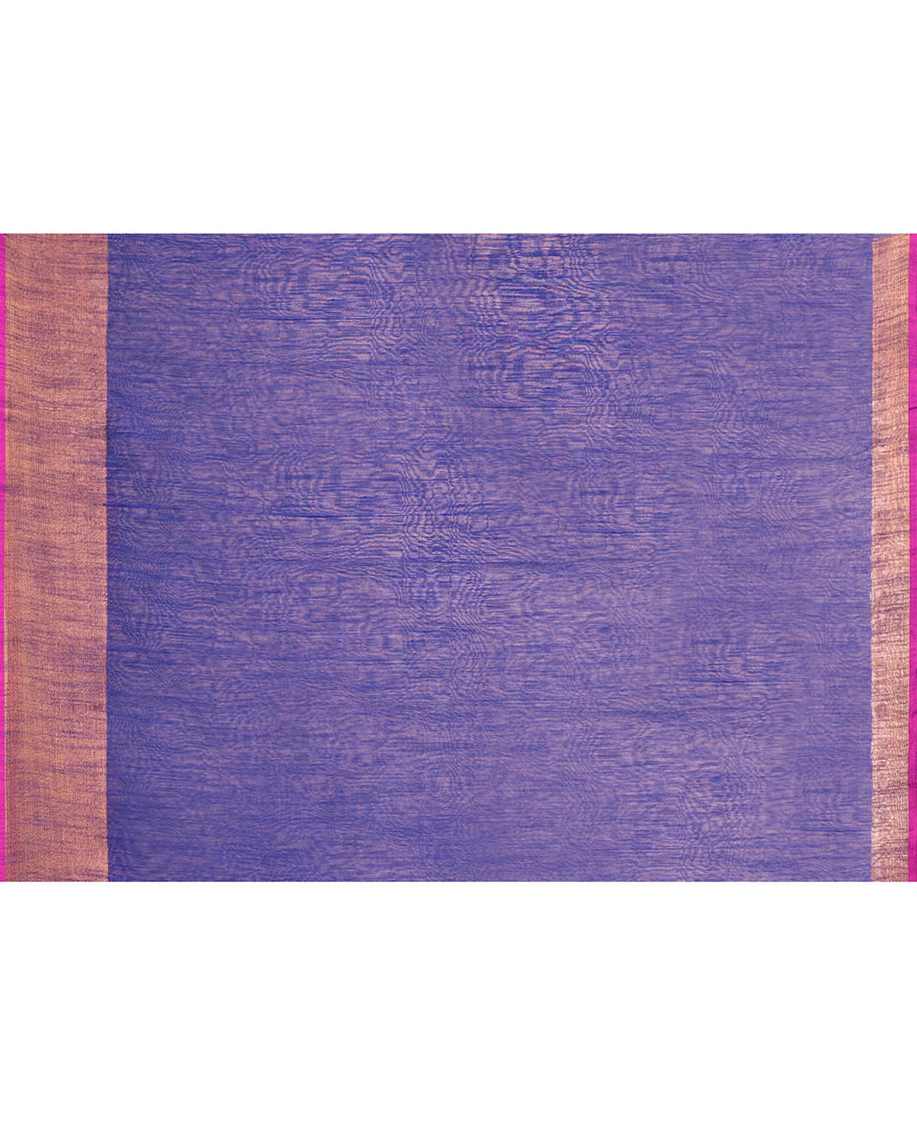 Royal Blue Cotton Silk Handloom Saree with Blouse