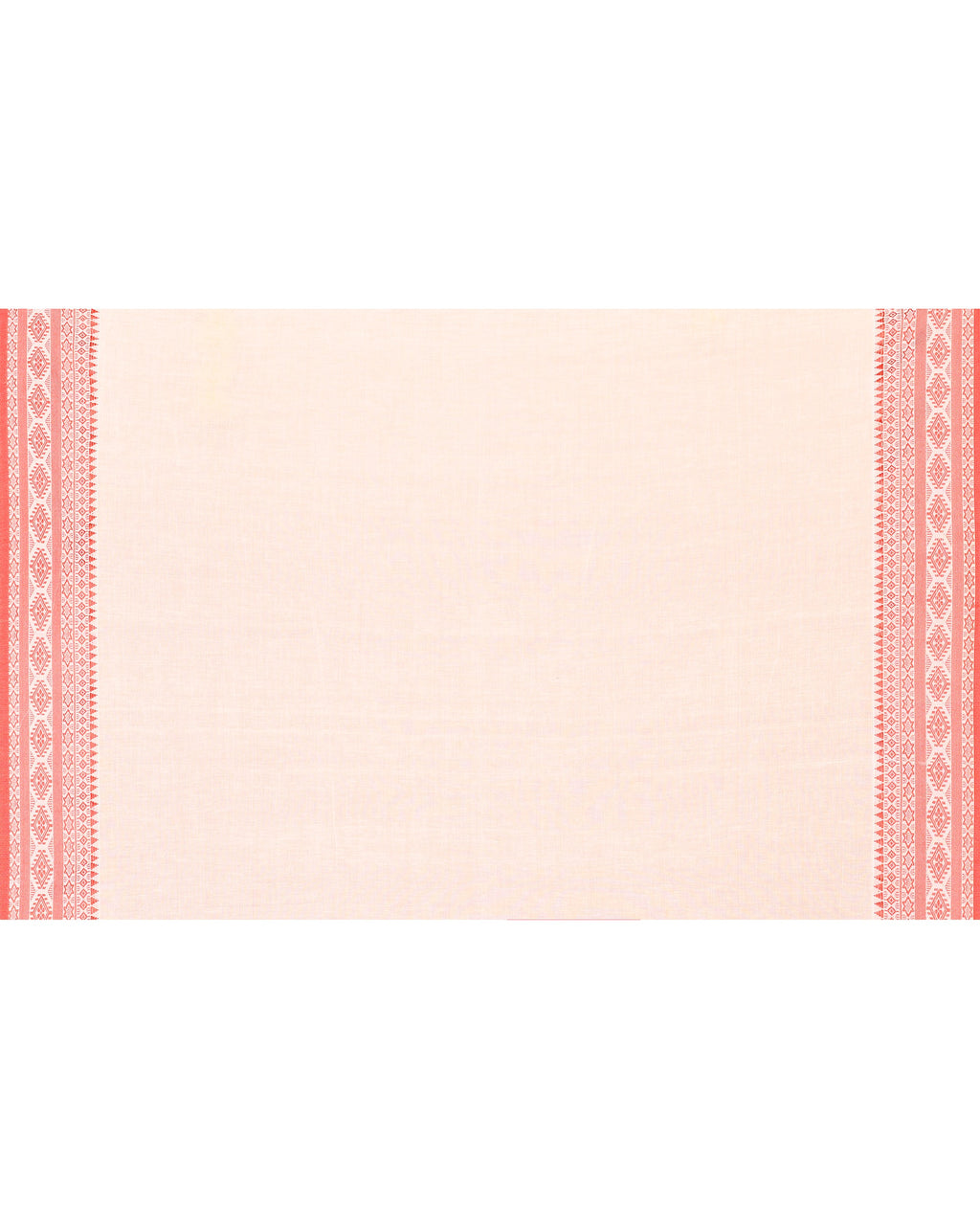 Piyari Fashion Women's White Cotton Handloom Jamdani Saree