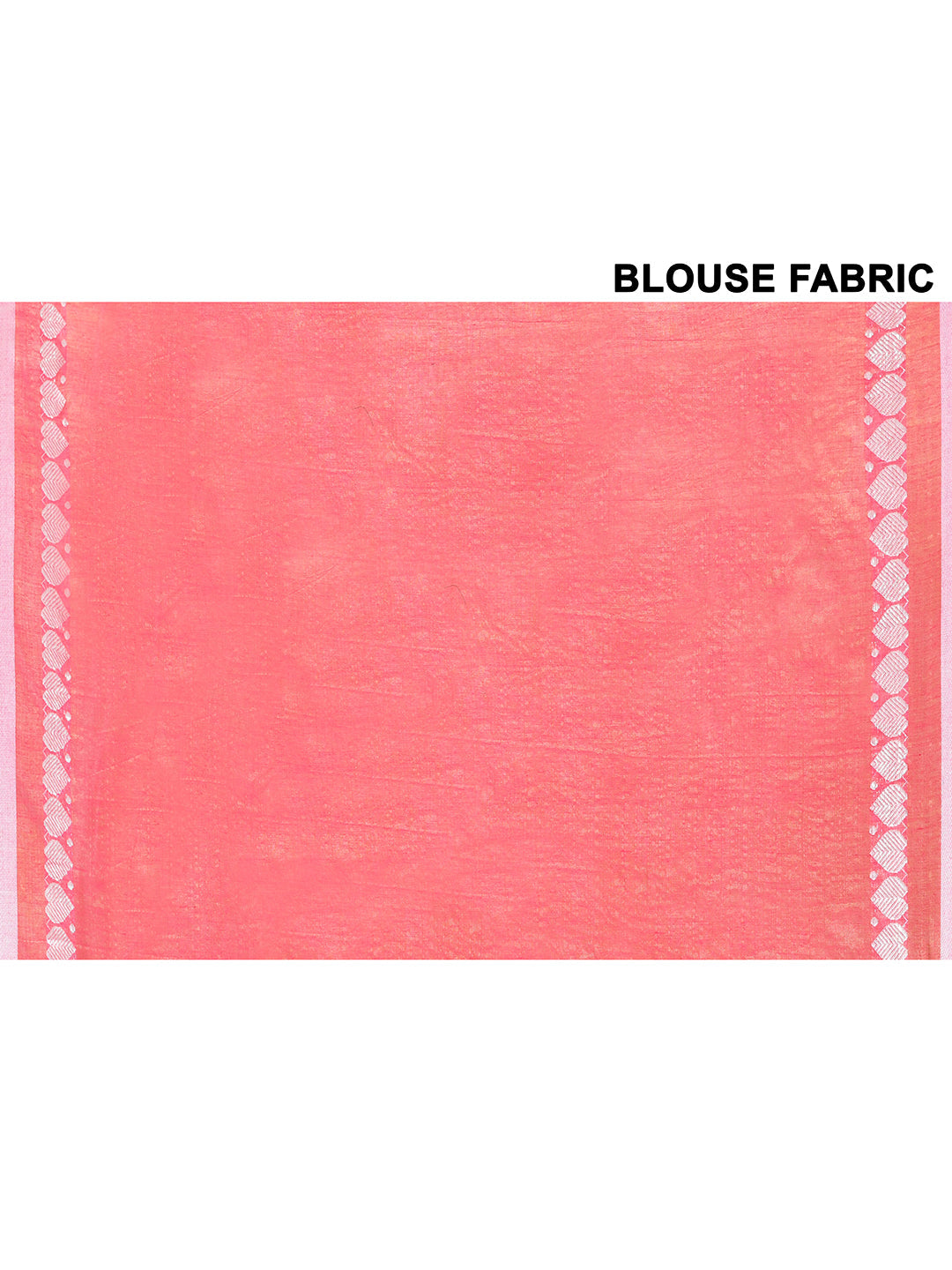 Tomato Red Tissue Saree with Love Border