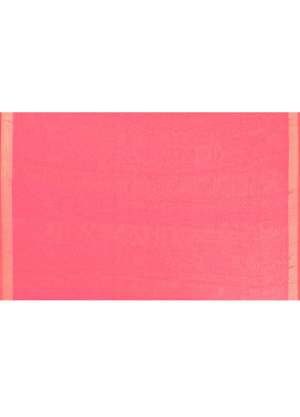 Pink Cotton Handloom Saree with Sequin Work and Blouse