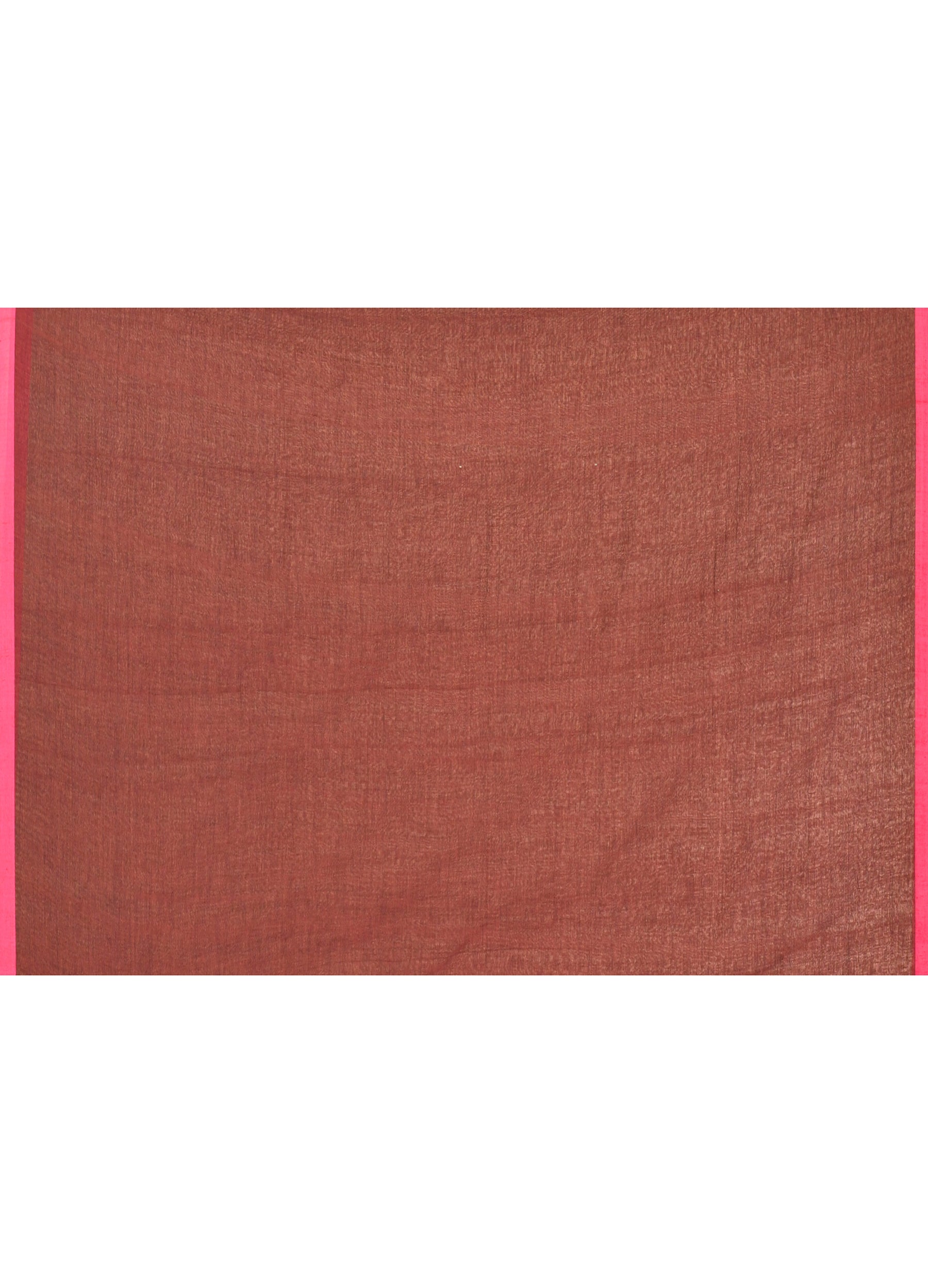 Brown Mul Cotton Handloom Jamdani Saree with Matching Blouse