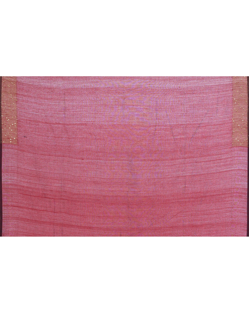 Maroon Embellished Sequined Cotton Saree
