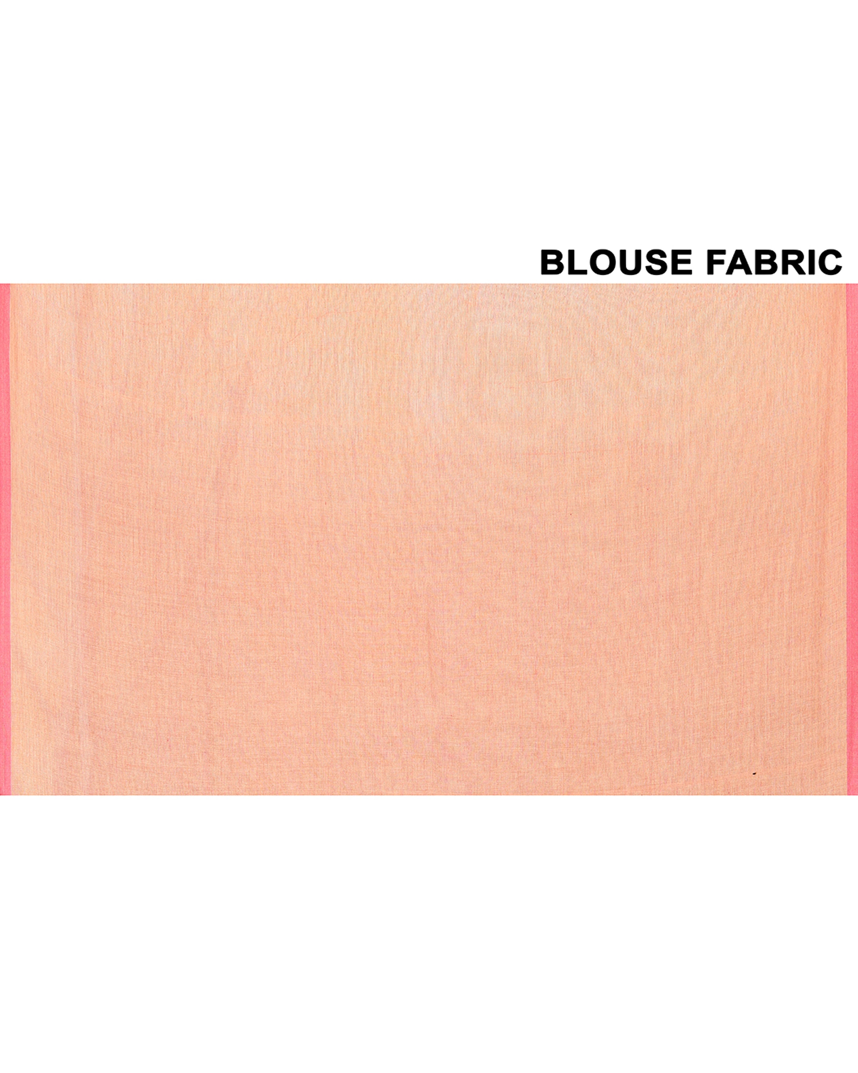 Peach Sequin Work Pure Cotton Saree with Blouse Piece