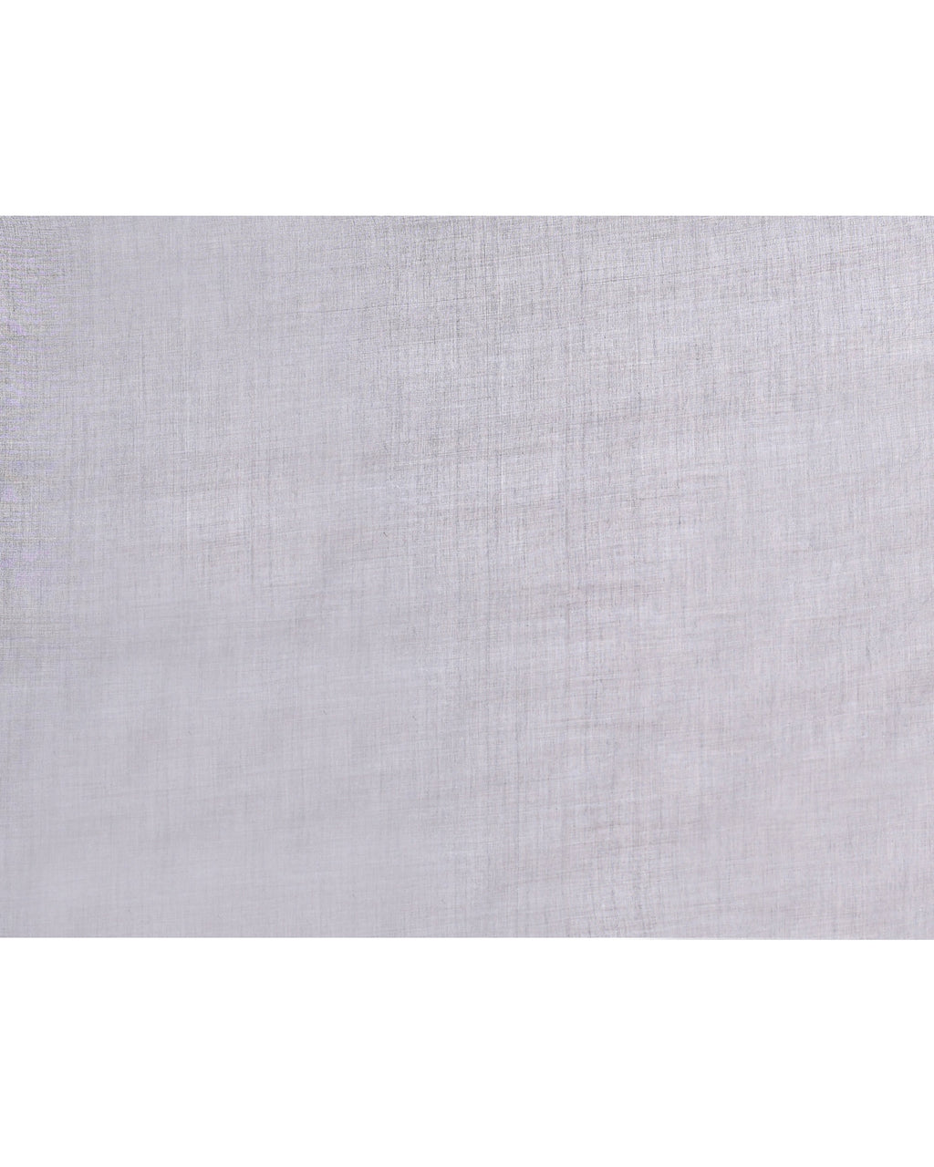 Silver Grey Handspun Cotton Handloom Saree with Matching Blouse