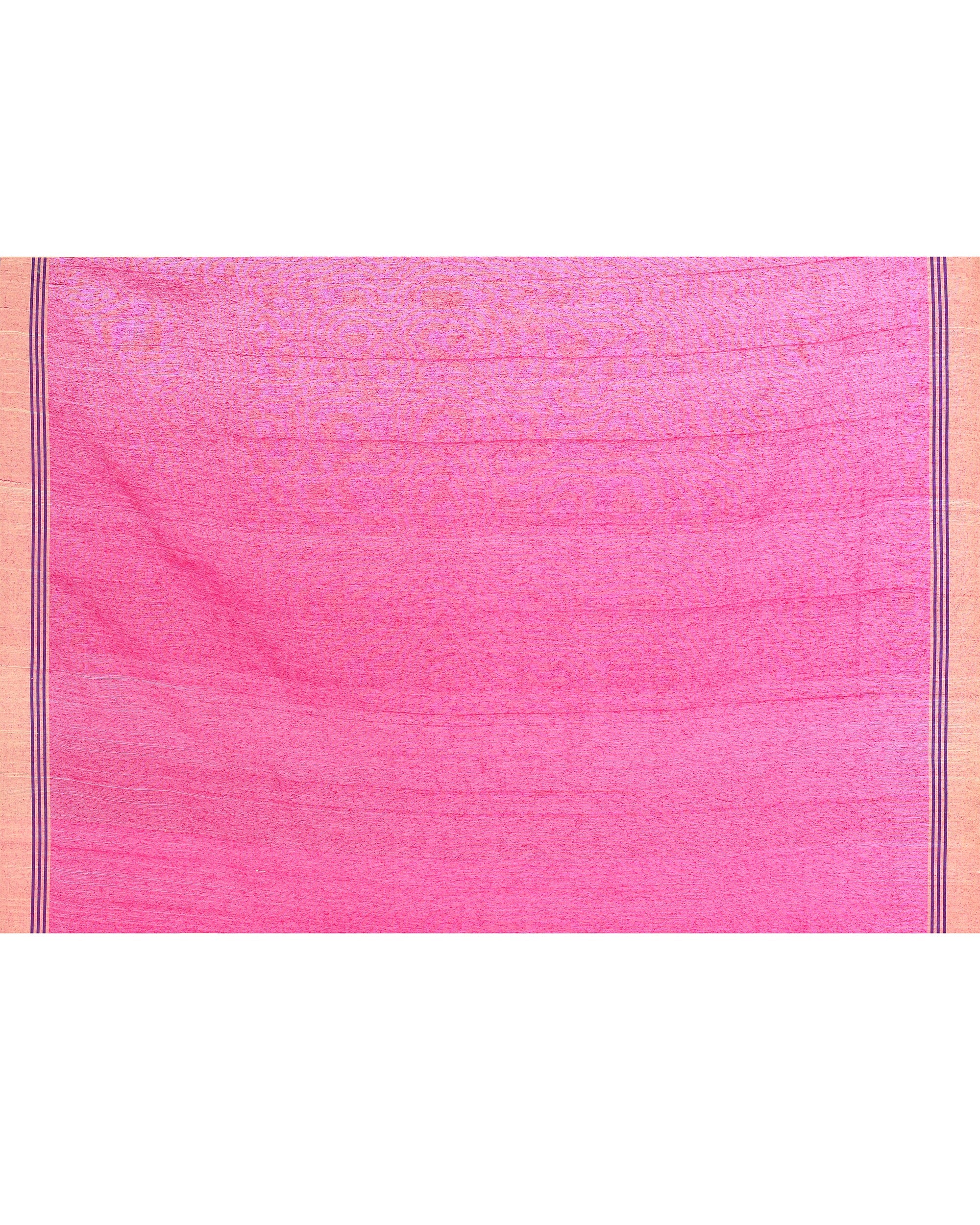 Rani Pink Embellished Matka Silk Jamdani Saree