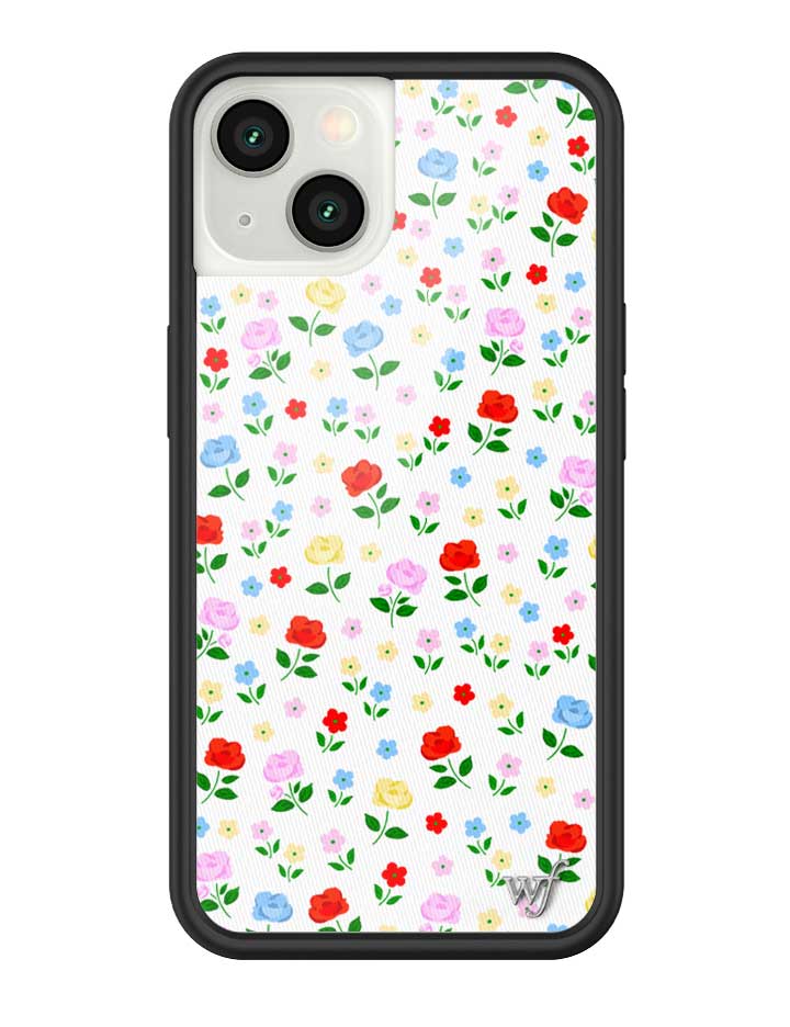 Prairie Floral iPhone Case with Pink Red Blue Yellow Flowers - Image 29
