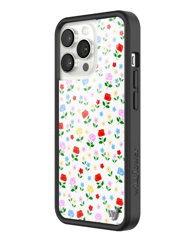Prairie Floral iPhone Case with Pink Red Blue Yellow Flowers - Image 28