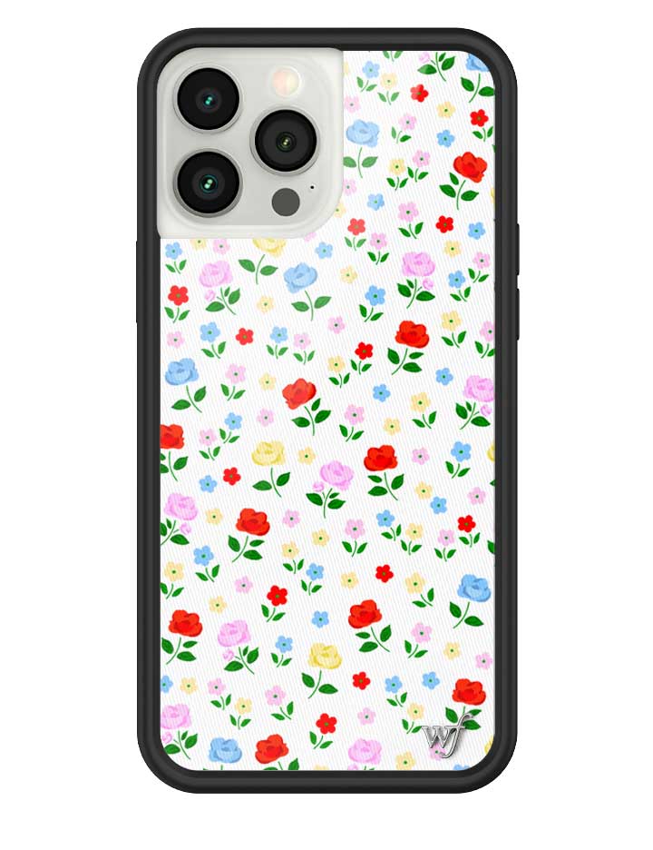 Prairie Floral iPhone Case with Pink Red Blue Yellow Flowers - Image 25