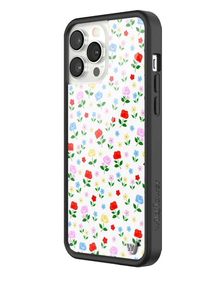 Prairie Floral iPhone Case with Pink Red Blue Yellow Flowers - Image 26