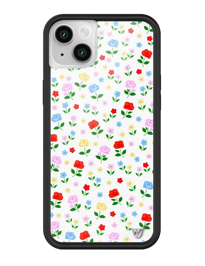 Prairie Floral iPhone Case with Pink Red Blue Yellow Flowers - Image 23