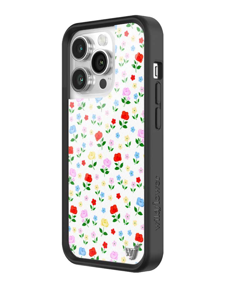 Prairie Floral iPhone Case with Pink Red Blue Yellow Flowers - Image 22