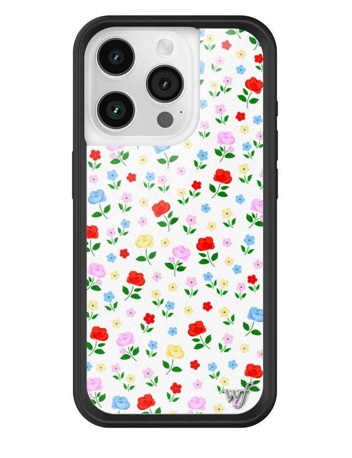 Prairie Floral iPhone Case with Pink Red Blue Yellow Flowers - Image 13