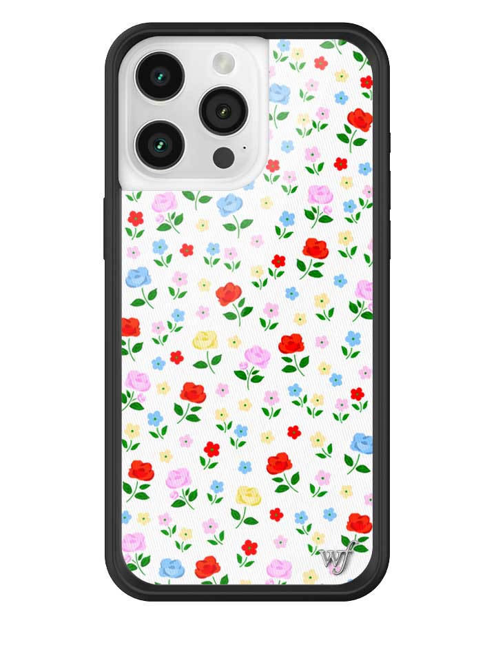 Prairie Floral iPhone Case with Pink Red Blue Yellow Flowers - Image 9