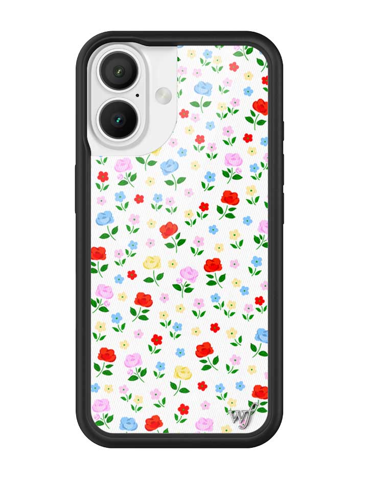Prairie Floral iPhone Case with Pink Red Blue Yellow Flowers - Image 7