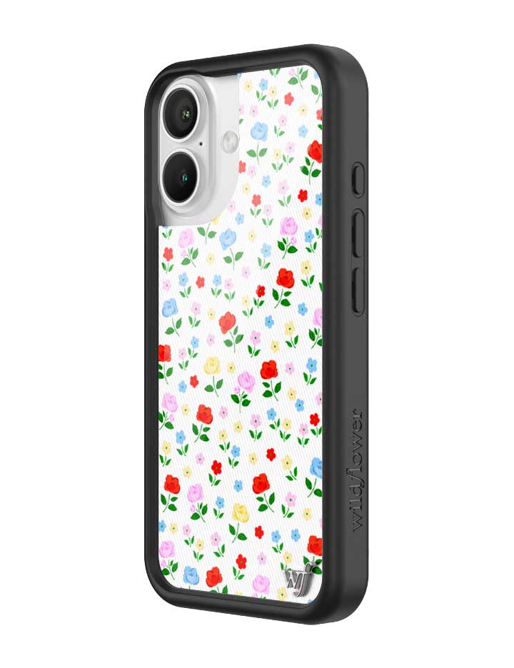 Prairie Floral iPhone Case with Pink Red Blue Yellow Flowers - Image 8