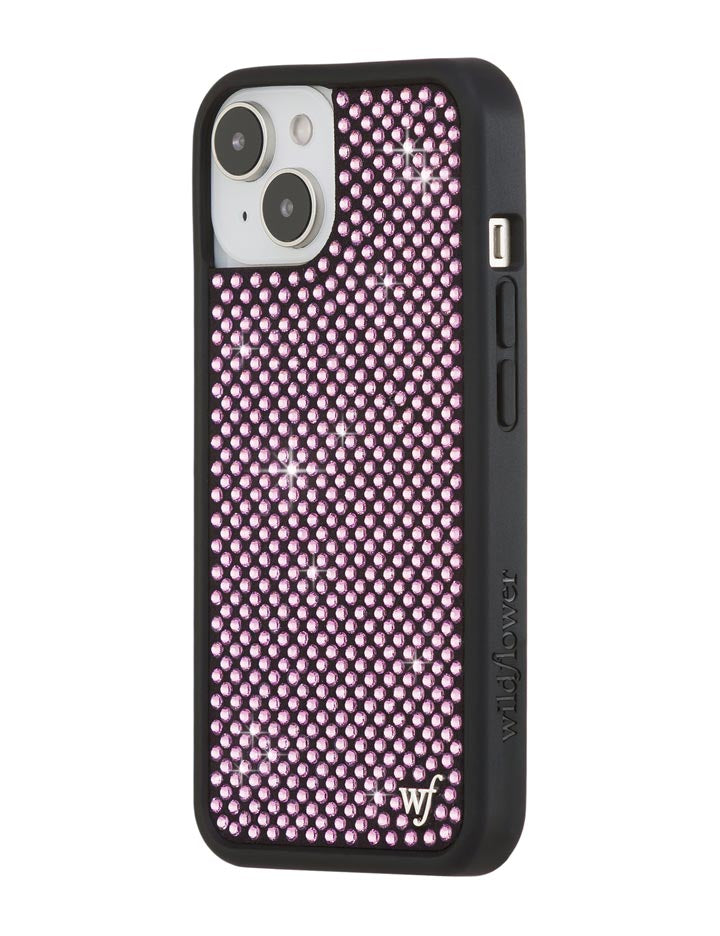 Pink Rhinestone iPhone Case Sparkle Protective Cover