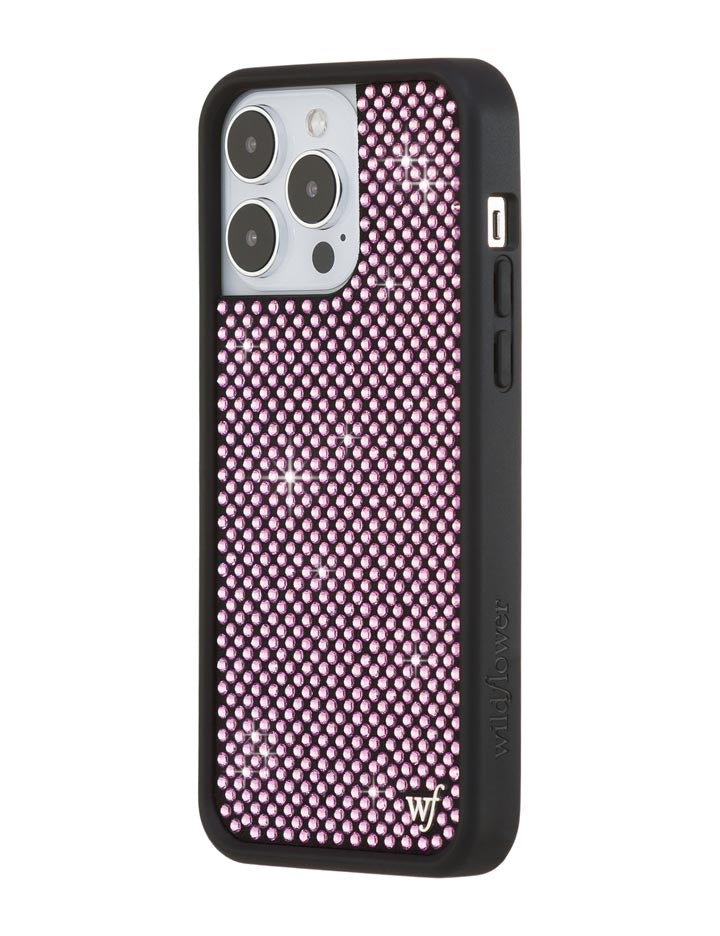 Pink Rhinestone iPhone Case Sparkle Protective Cover