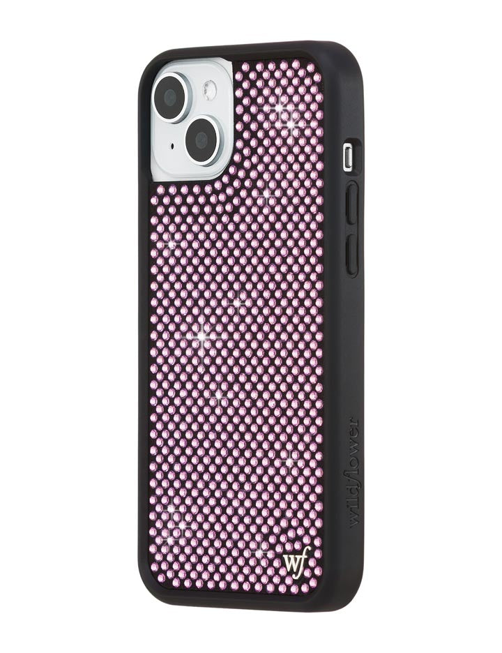 Pink Rhinestone iPhone Case Sparkle Protective Cover