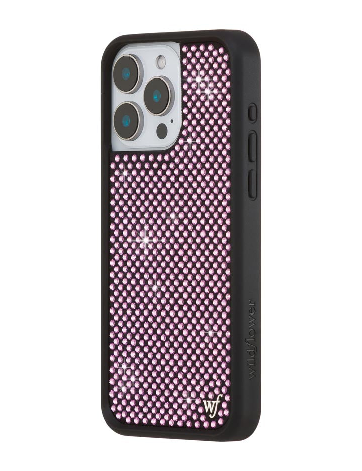 Pink Rhinestone iPhone Case Sparkle Protective Cover