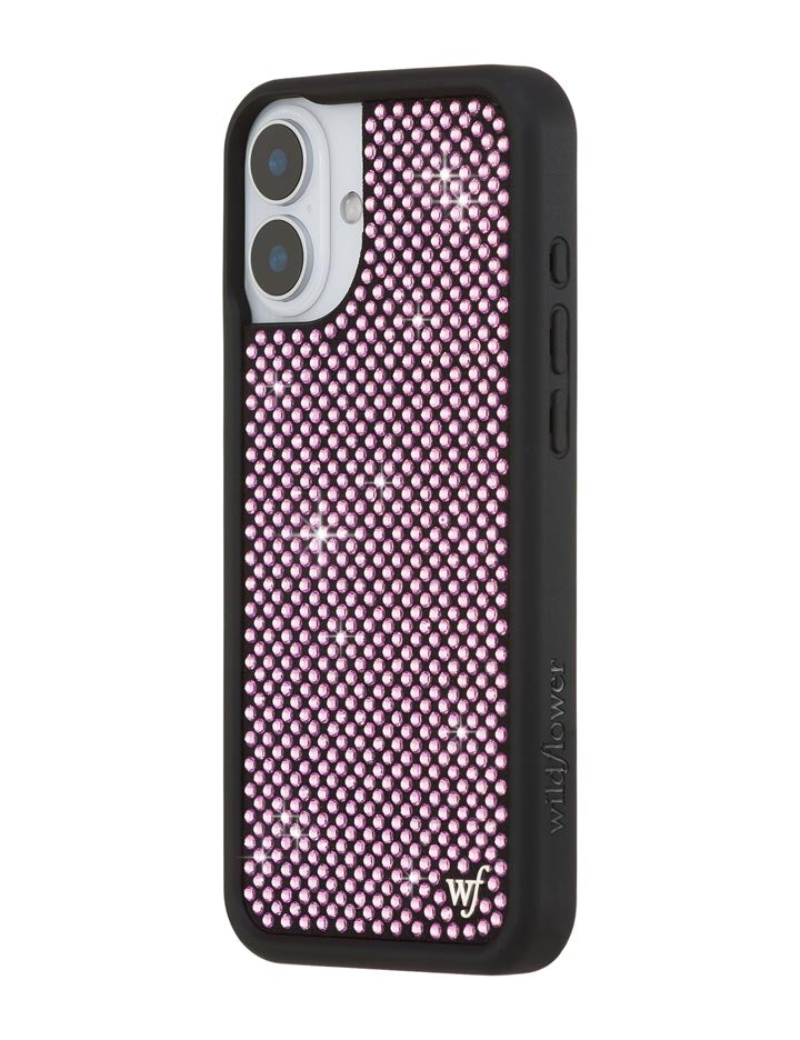 Pink Rhinestone iPhone Case Sparkle Protective Cover