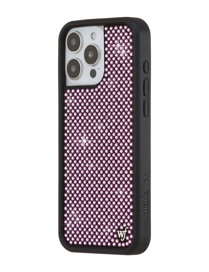 Pink Rhinestone iPhone Case Sparkle Protective Cover