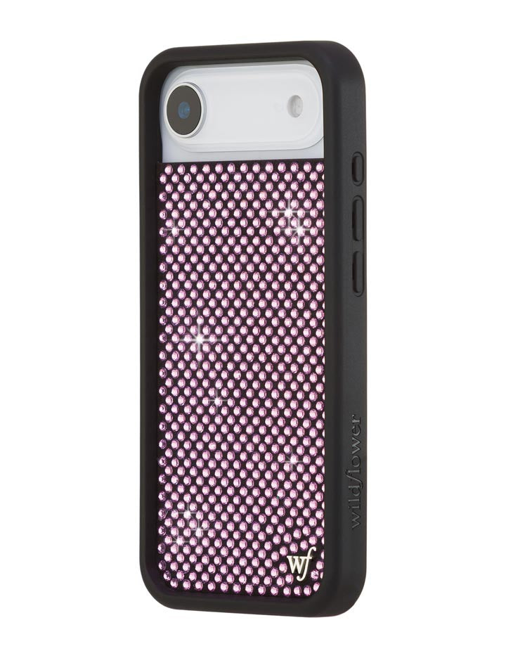 Pink Rhinestone iPhone Case Sparkle Protective Cover
