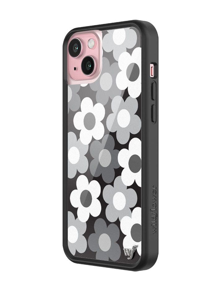 Priscilla iPhone Case Black and White Floral Protective Cover - Image 4