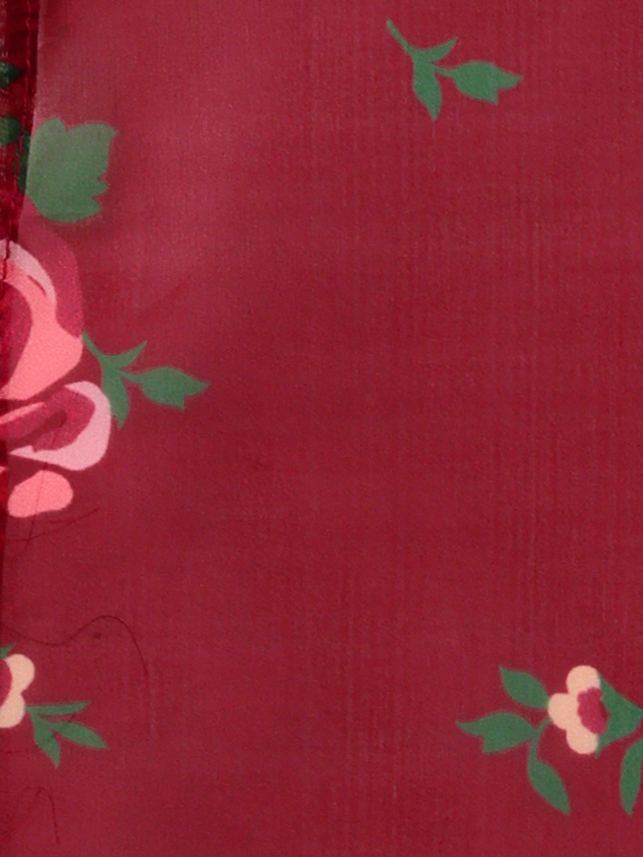 Multicolor Embroidered Rayon Kurta with Pant and Dupatta Set