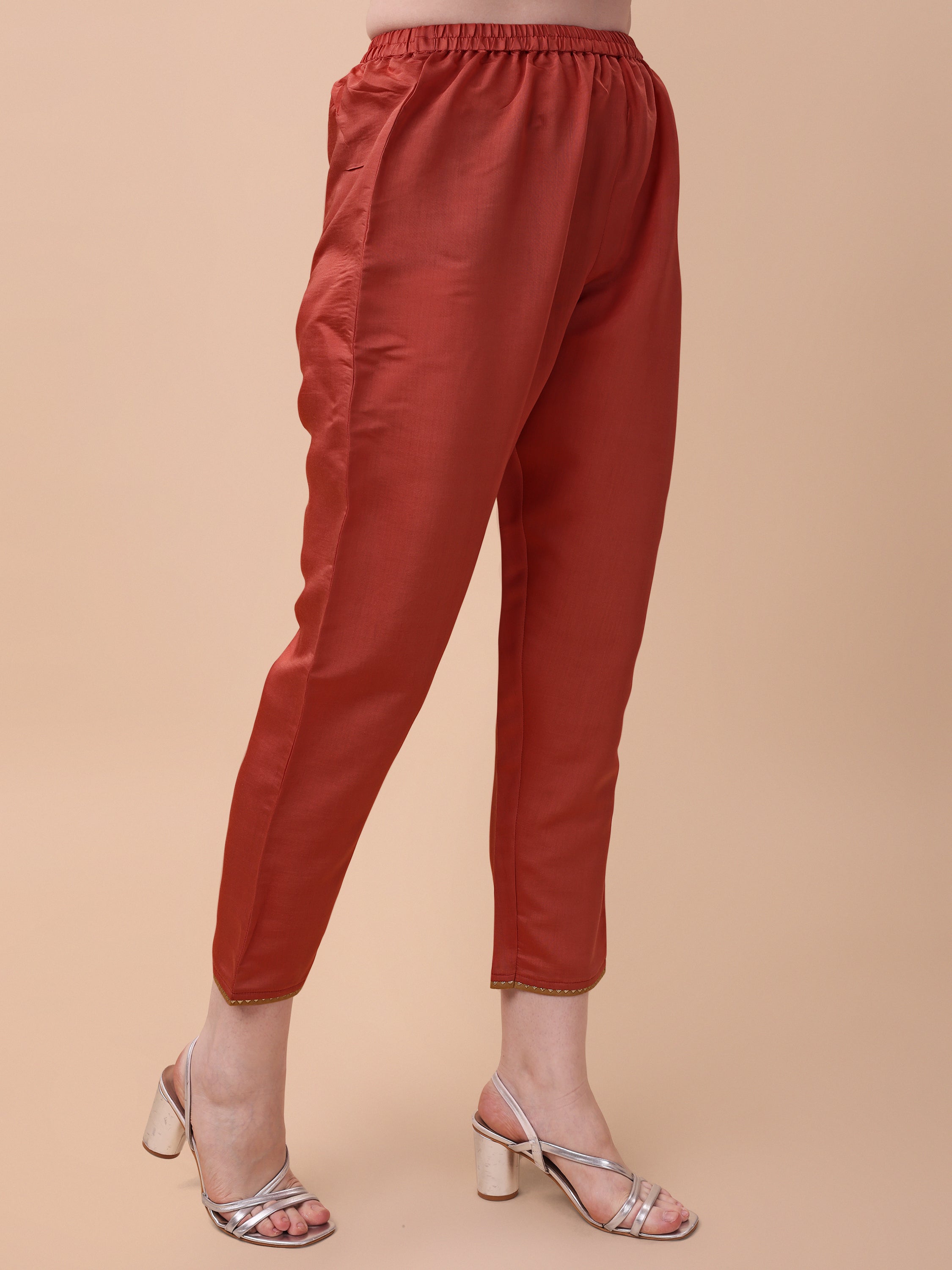 Multicolor Embroidered Kurta Set with Printed Dupatta and Pants