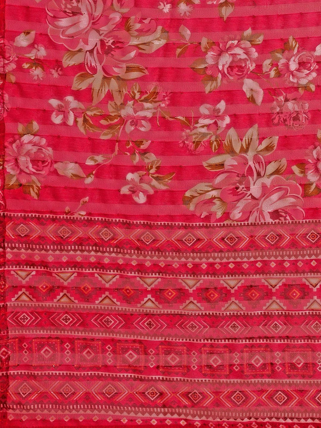Embroidered Kurta with Pant and Dupatta Set in Multicolor