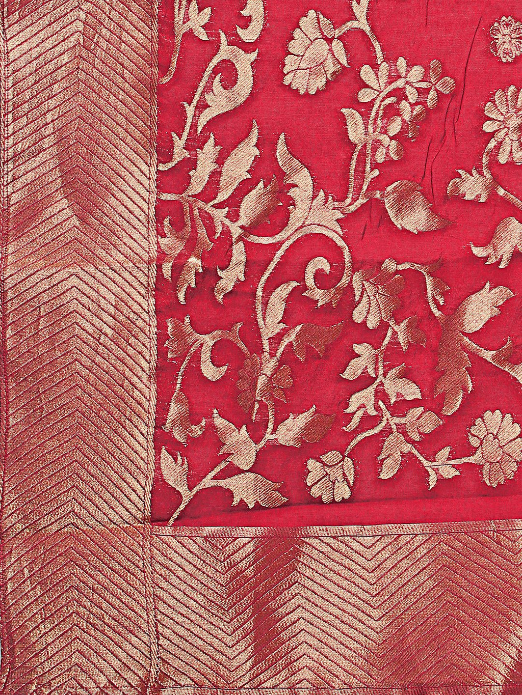 Hand Embroidered Kurta Set with Banarasi Jacquard Dupatta
