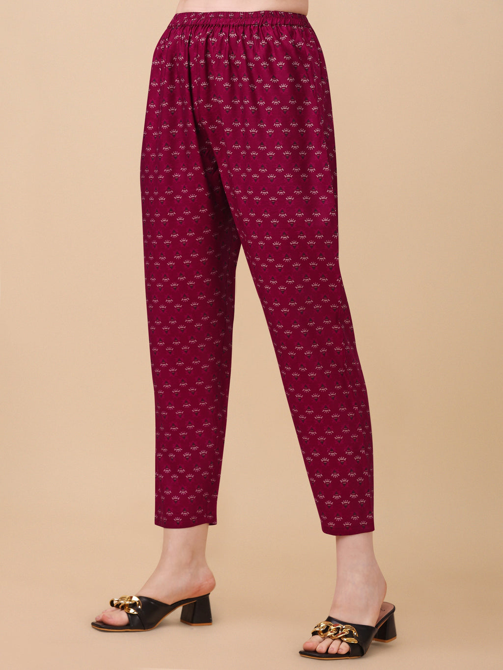 Multicolor Leheriya Printed Embroidered Kurta Set
