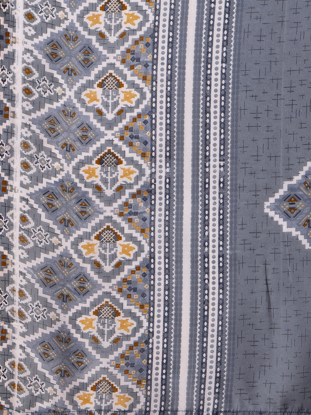 Printed Blue Kurta Pant and Dupatta Set for Women