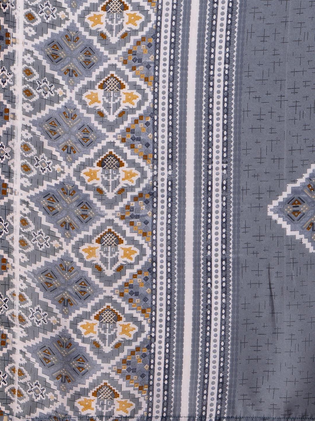Printed Blue Kurta Pant and Dupatta Set for Women