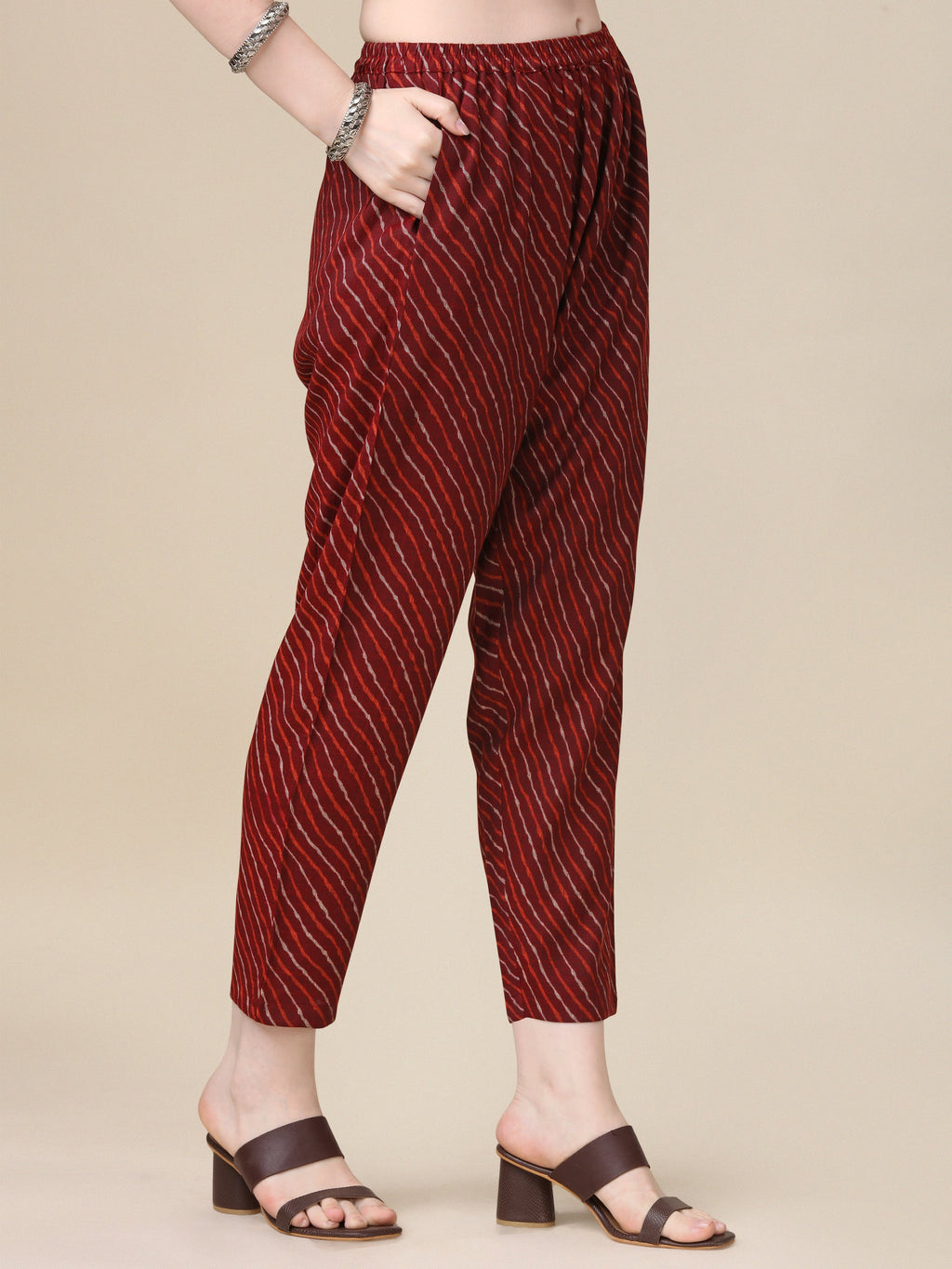 Multicolor Printed Kurta with Pant and Dupatta Set